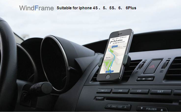 Car Air Vent Phone Holder for iphone 6 plus any size smart phone car phone holder